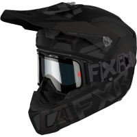FXR Шлем Clutch Cold Stop QRS Electric 22 Black Ops в Уфе