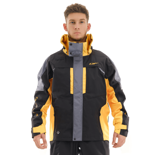 Dragonfly Куртка мембранная Quad Pro Black-yellow в Уфе