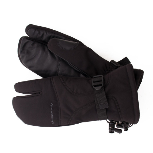 Dragonfly  Варежки снегоходные DF Snowmobile Mittens Black в Уфе