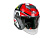 AiM Шлем открытый JK526 Red/Grey/Black в Уфе