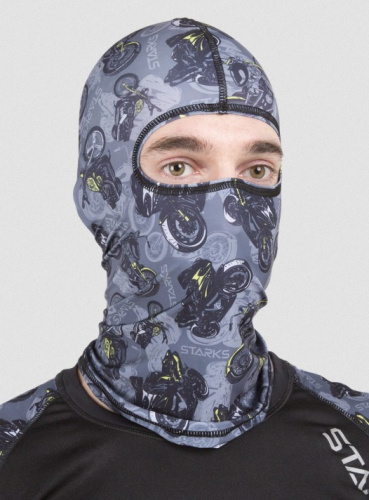 Starks Подшлемник Light Print Moto Серый принт в Уфе