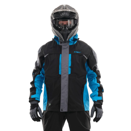 Dragonfly Куртка мембранная Quad Pro Black-Blue в Уфе