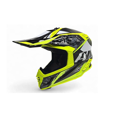 AiM Шлем RH855 Carbon Terrain Black/Yellow в Уфе