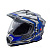 AIM Шлем кросс/эндуро JK802S Blue/Grey/Black в Уфе