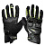 Sweep Перчатки кожаные+текстиль Hammer Black/Yellow в Уфе