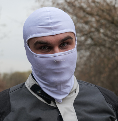 MotoLike Подшлемник Хлопок/Эластан Белый в Уфе