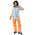 Dragonfly Комбинезон Gravity 2.0 Woman Light Blue - Mock Orange 2025 в Уфе