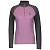 Scott Термокофта женская  Zip Defined Merino dark grey melange/cassis pink в Уфе