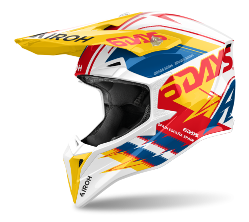 Airoh Мотошлем Wraaap Sixdays Spain 2024 Glossy в Уфе