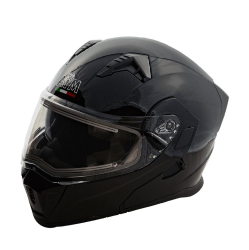 AiM Шлем JK906 снегоходный с эл. подогревом Black Glossy в Уфе