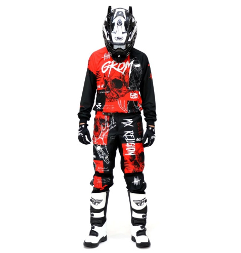 Grom Джерси + штаны MX Religion red в Уфе
